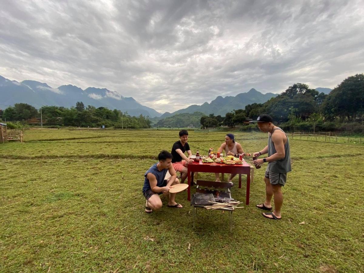 Meadow Mai Chau Homestay ภายนอก รูปภาพ