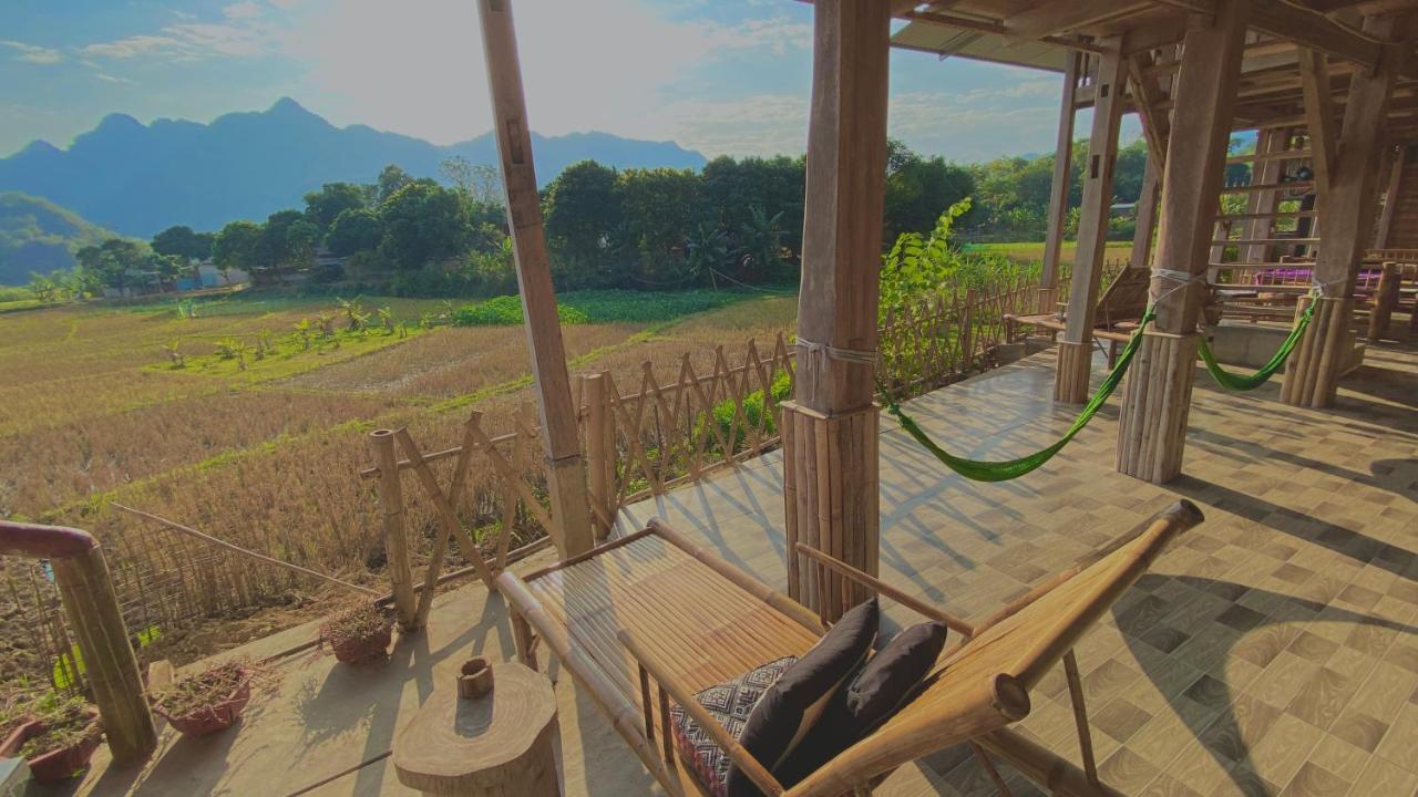 Meadow Mai Chau Homestay ภายนอก รูปภาพ