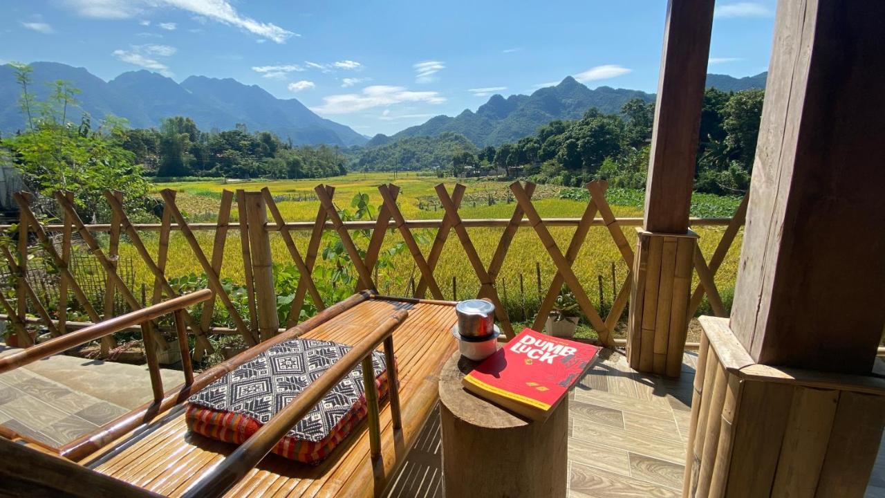 Meadow Mai Chau Homestay ภายนอก รูปภาพ