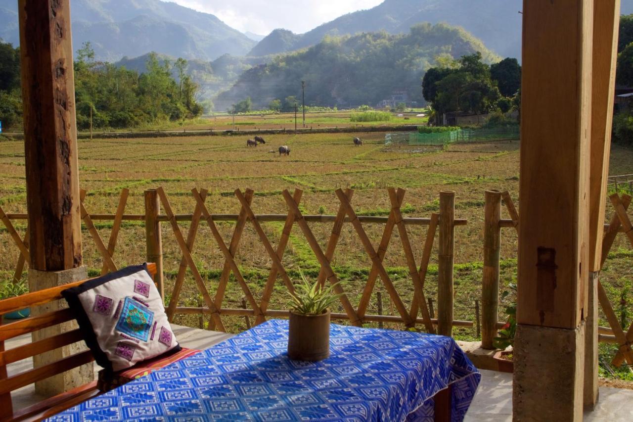 Meadow Mai Chau Homestay ภายนอก รูปภาพ